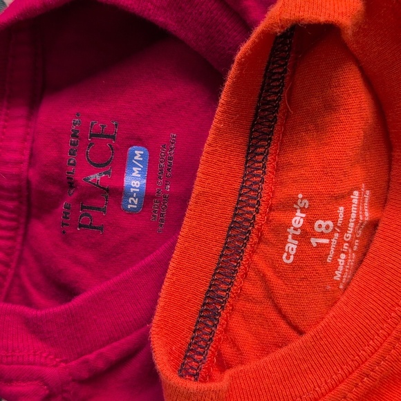 3-pack mixed brands graphic long sleeve shirt bundle lot 12-18 months baby boy - Picture 6 of 11